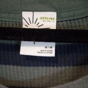 Women's s Green Blue Sweater Offline By Aerie